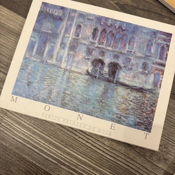 Claude Monet Art Print Set - Blue and Gray - Picture 6 of 8